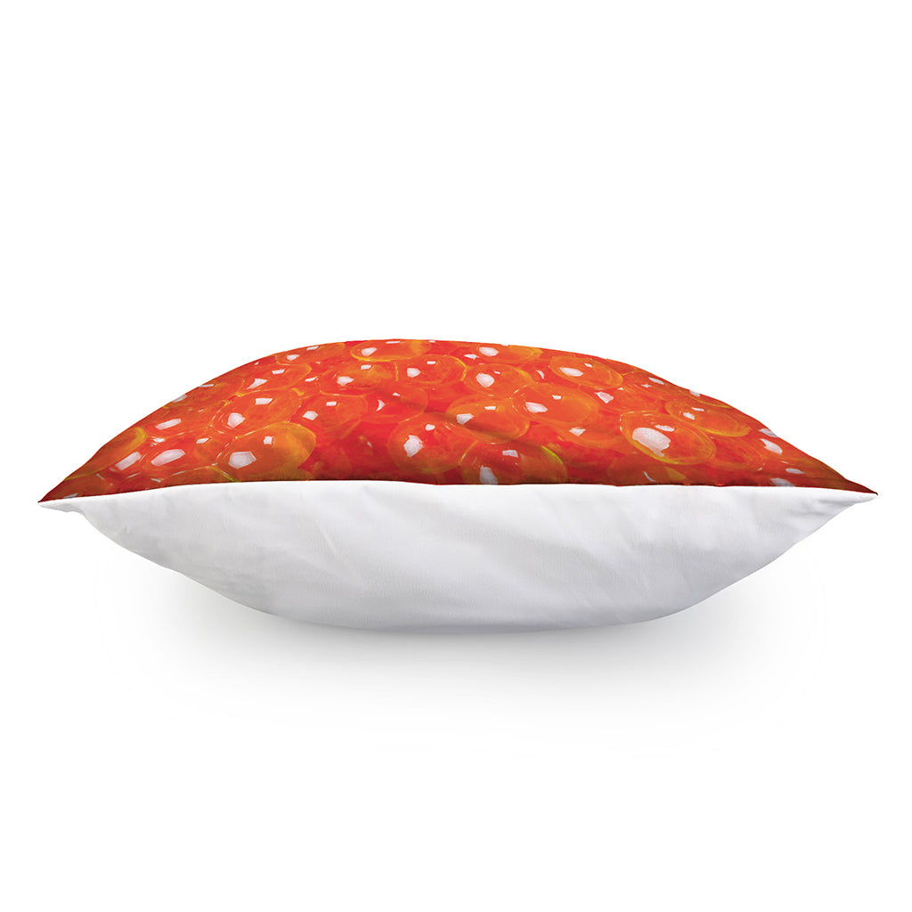 Salmon Roe Print Pillow Cover