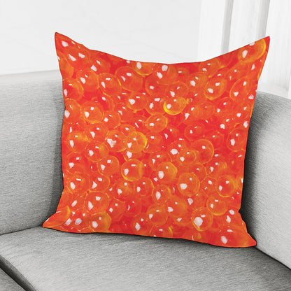 Salmon Roe Print Pillow Cover