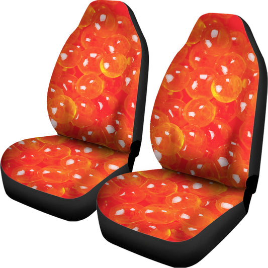 Salmon Roe Print Universal Fit Car Seat Covers