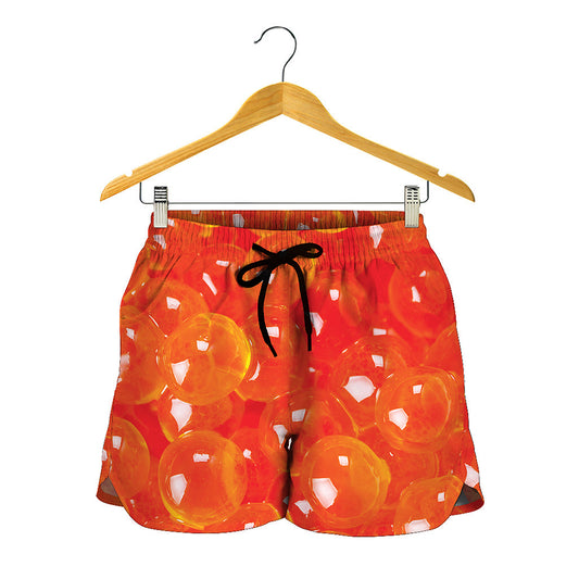 Salmon Roe Print Women's Shorts