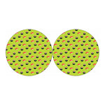 Salmon Sushi And Rolls Pattern Print Car Coasters