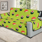Salmon Sushi And Rolls Pattern Print Oversized Sofa Protector