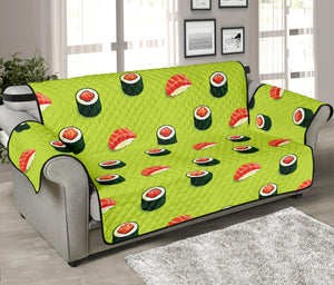 Salmon Sushi And Rolls Pattern Print Sofa Protector