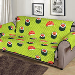 Salmon Sushi And Rolls Pattern Print Sofa Protector