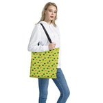 Salmon Sushi And Rolls Pattern Print Tote Bag