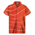 Salmon Artwork Print Men's Short Sleeve Shirt