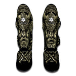 Samurai Warrior Mask Print Muay Thai Shin Guard