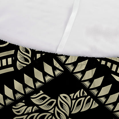 Samurai Warrior Mask Print Sofa Cover