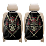 Samurai Warrior Skull Print Car Seat Organizers
