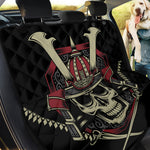 Samurai Warrior Skull Print Pet Car Back Seat Cover