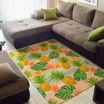 Sand Beach Pineapple Pattern Print Area Rug GearFrost