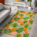 Sand Beach Pineapple Pattern Print Floor Mat