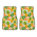 Sand Beach Pineapple Pattern Print Front Car Floor Mats