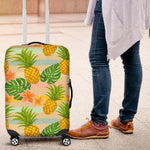 Sand Beach Pineapple Pattern Print Luggage Cover GearFrost