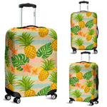 Sand Beach Pineapple Pattern Print Luggage Cover GearFrost