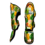 Sand Beach Pineapple Pattern Print Muay Thai Shin Guard