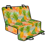 Sand Beach Pineapple Pattern Print Pet Car Back Seat Cover