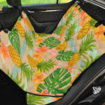 Sand Beach Pineapple Pattern Print Pet Car Back Seat Cover