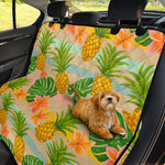 Sand Beach Pineapple Pattern Print Pet Car Back Seat Cover