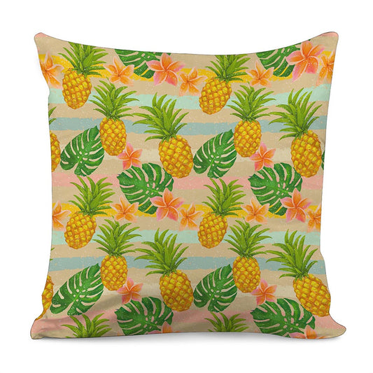 Sand Beach Pineapple Pattern Print Pillow Cover