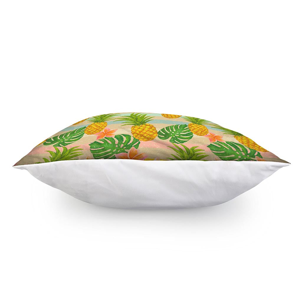 Sand Beach Pineapple Pattern Print Pillow Cover