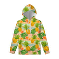 Sand Beach Pineapple Pattern Print Pullover Hoodie