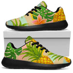 Sand Beach Pineapple Pattern Print Sport Shoes GearFrost