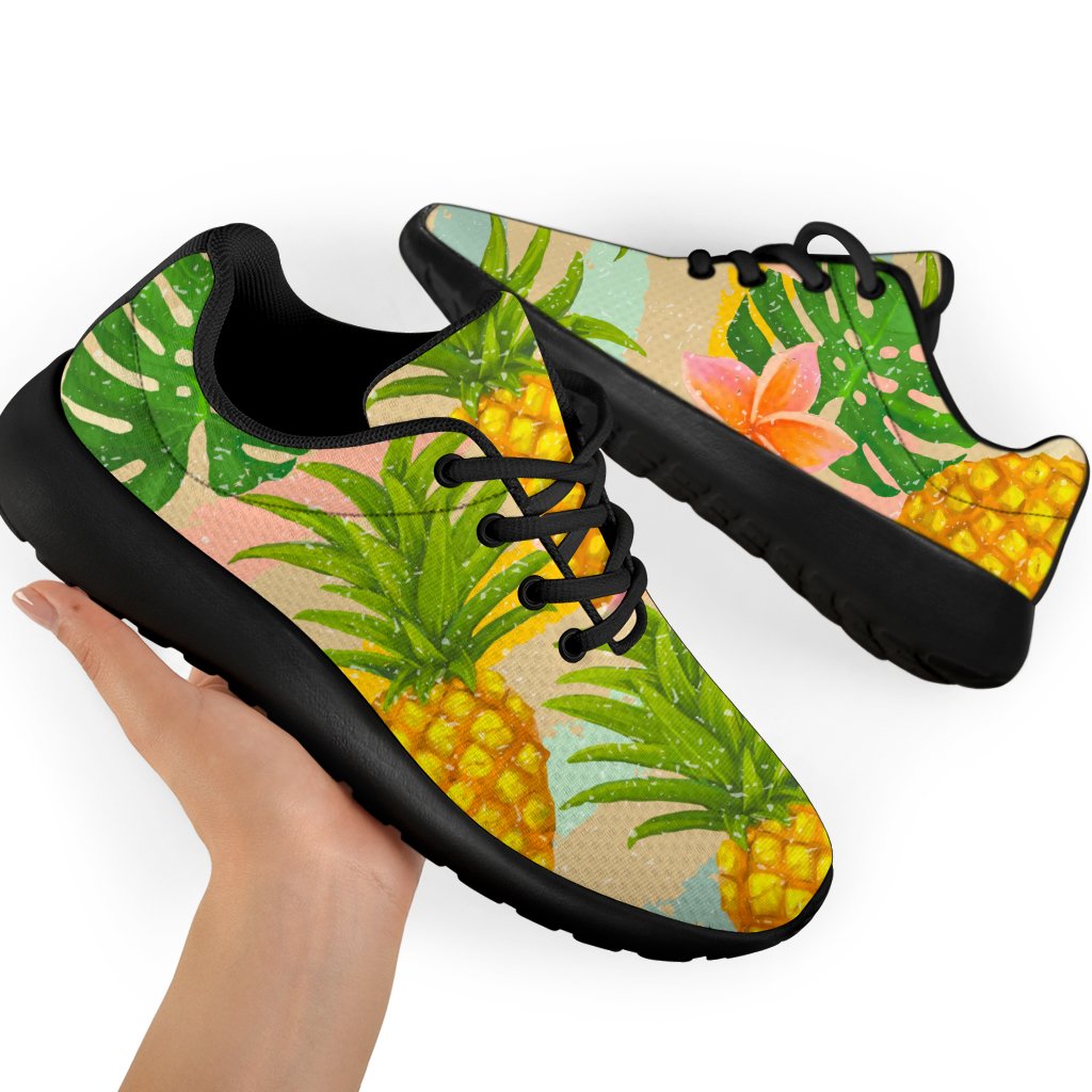 Sand Beach Pineapple Pattern Print Sport Shoes GearFrost