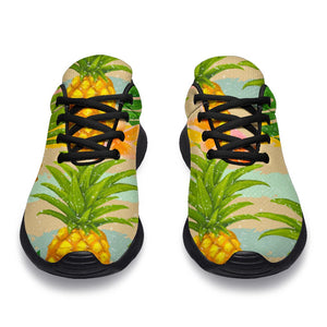 Sand Beach Pineapple Pattern Print Sport Shoes GearFrost