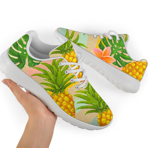 Sand Beach Pineapple Pattern Print Sport Shoes GearFrost