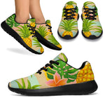 Sand Beach Pineapple Pattern Print Sport Shoes GearFrost