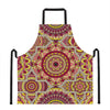 Sangria Mandala Bohemian Pattern Print Apron