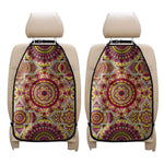 Sangria Mandala Bohemian Pattern Print Car Seat Organizers