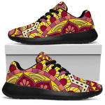 Sangria Mandala Bohemian Pattern Print Sport Shoes GearFrost