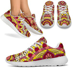 Sangria Mandala Bohemian Pattern Print Sport Shoes GearFrost