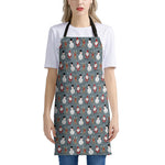 Santa Claus And Friends Pattern Print Apron