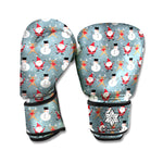 Santa Claus And Friends Pattern Print Boxing Gloves