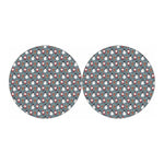 Santa Claus And Friends Pattern Print Car Coasters