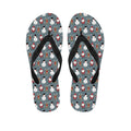 Santa Claus And Friends Pattern Print Flip Flops