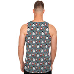 Santa Claus And Friends Pattern Print Men's Tank Top