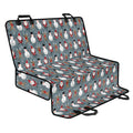 Santa Claus And Friends Pattern Print Pet Car Back Seat Cover