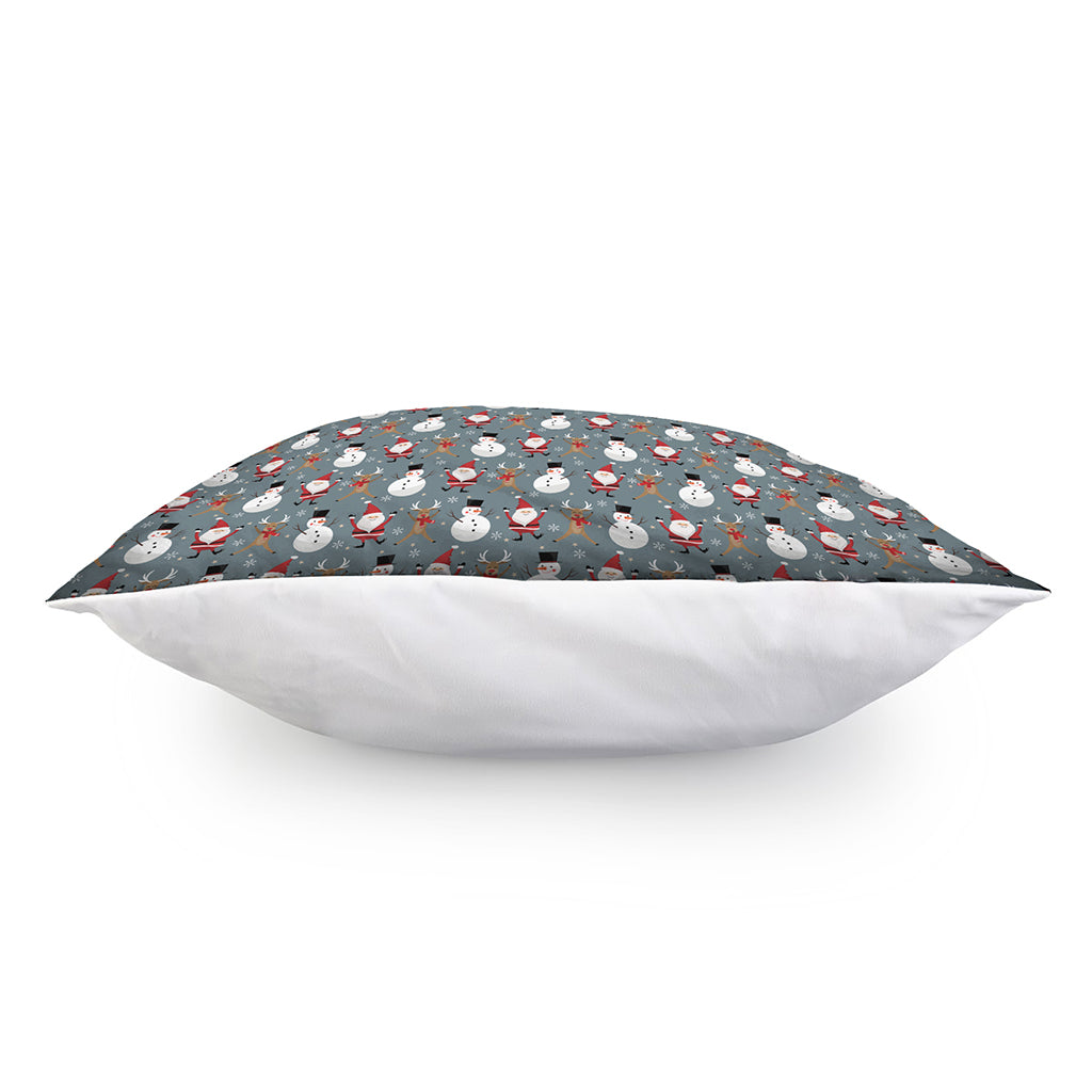 Santa Claus And Friends Pattern Print Pillow Cover