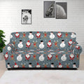 Santa Claus And Friends Pattern Print Sofa Cover