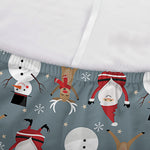Santa Claus And Friends Pattern Print Sofa Cover