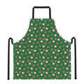 Santa Claus And Reindeer Emoji Print Apron