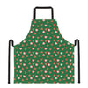 Santa Claus And Reindeer Emoji Print Apron