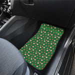 Santa Claus And Reindeer Emoji Print Front Car Floor Mats