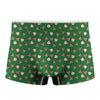 Santa Claus And Reindeer Emoji Print Men's Boxer Briefs