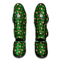 Santa Claus And Reindeer Emoji Print Muay Thai Shin Guards