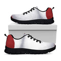 Santa Claus Beard Print Black Running Shoes